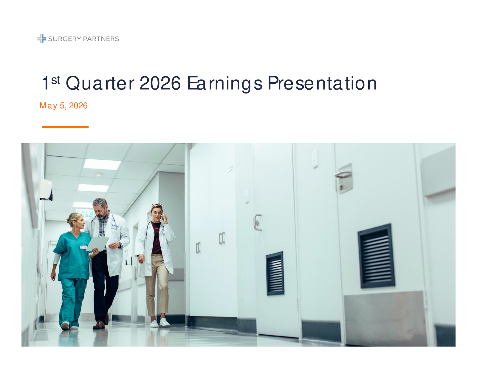 Surgery Partners' Q1 2026 Slide Deck