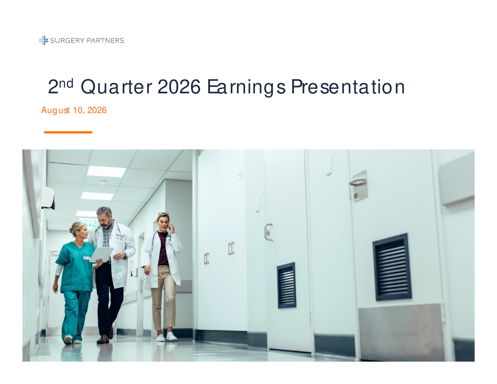 Surgery Partners' Q2 2026 Slide Deck