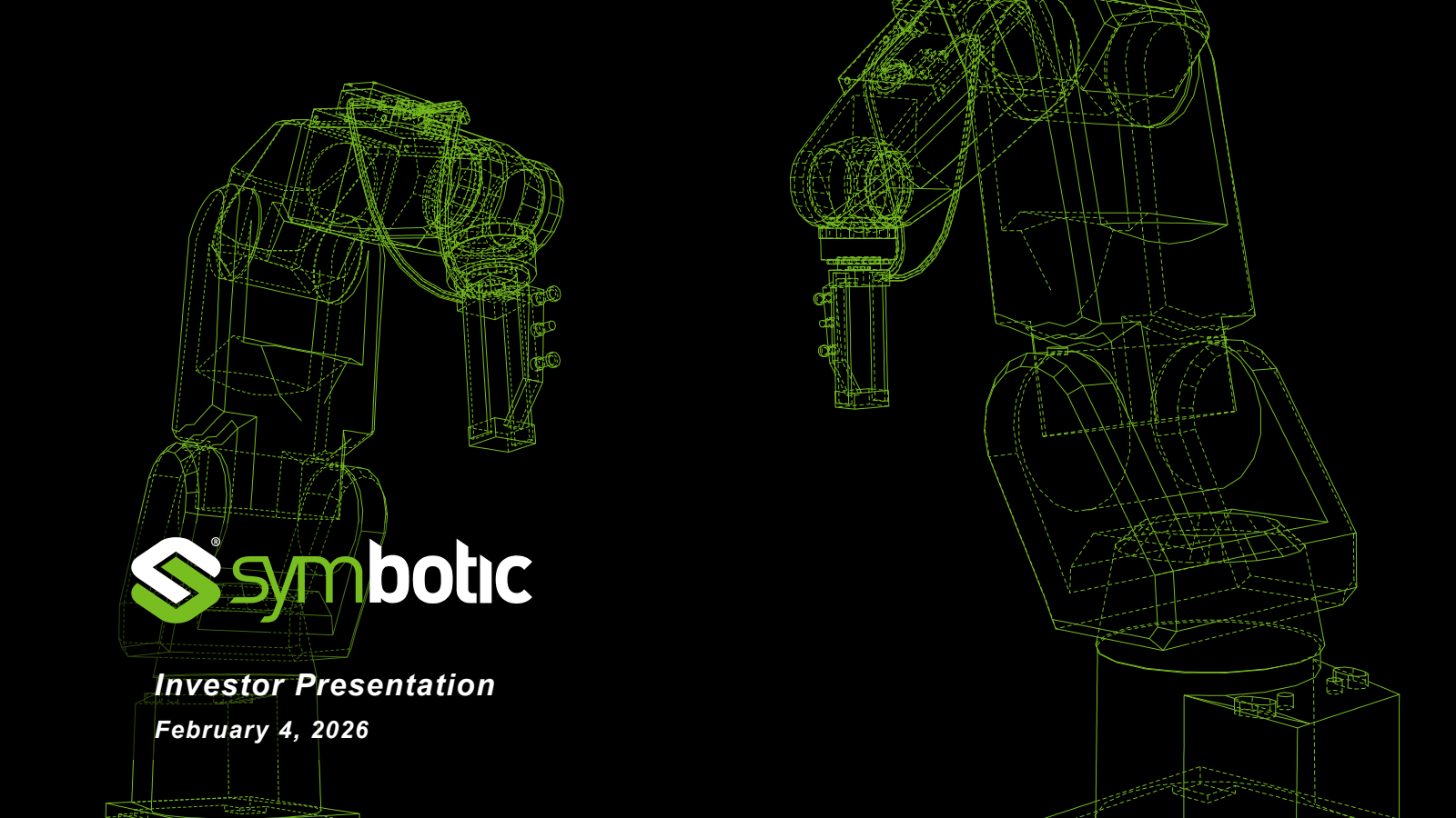 Symbotic's Q1 2026 Slide Deck