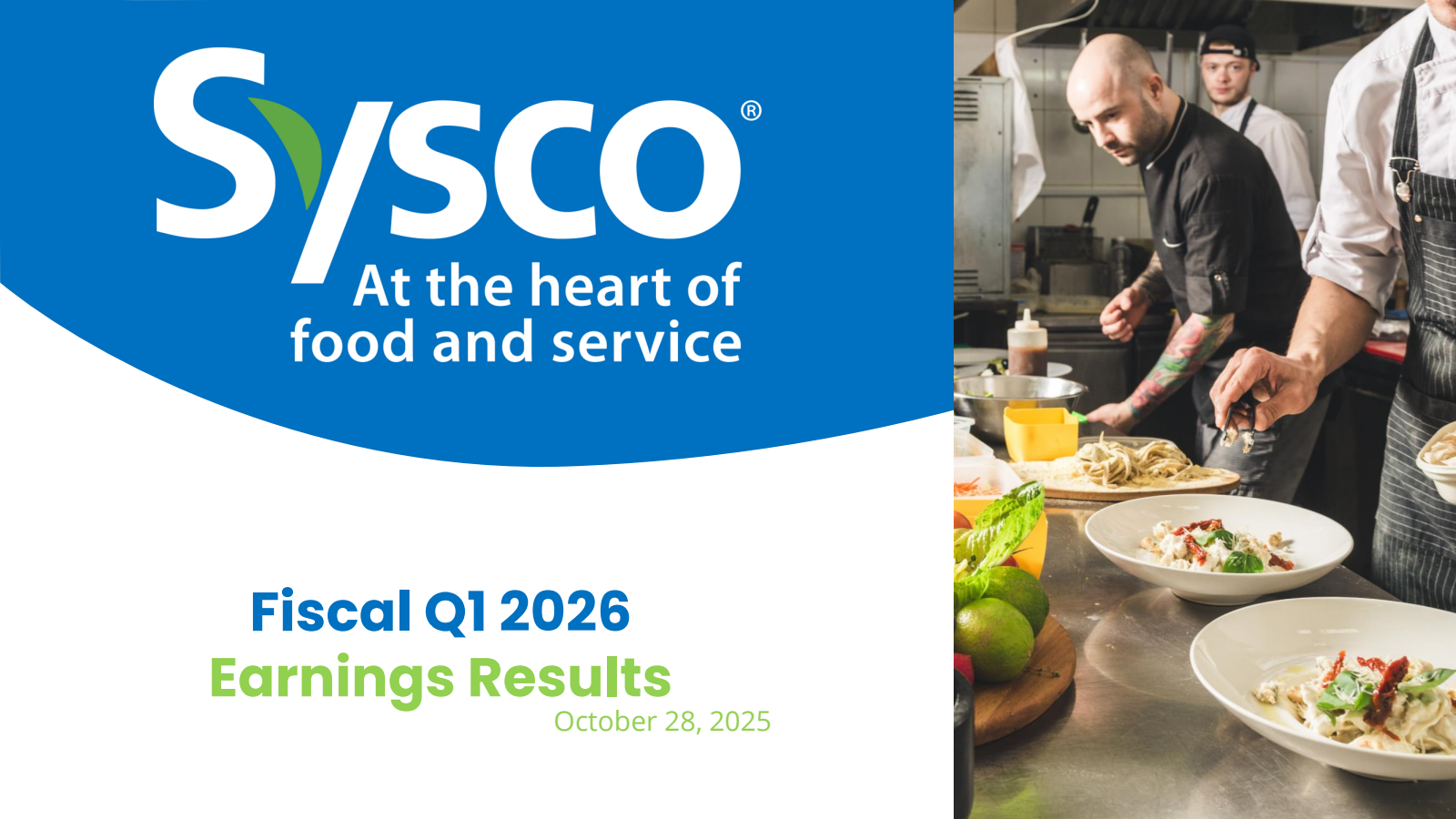 Sysco's Q1 2026 Slide Deck