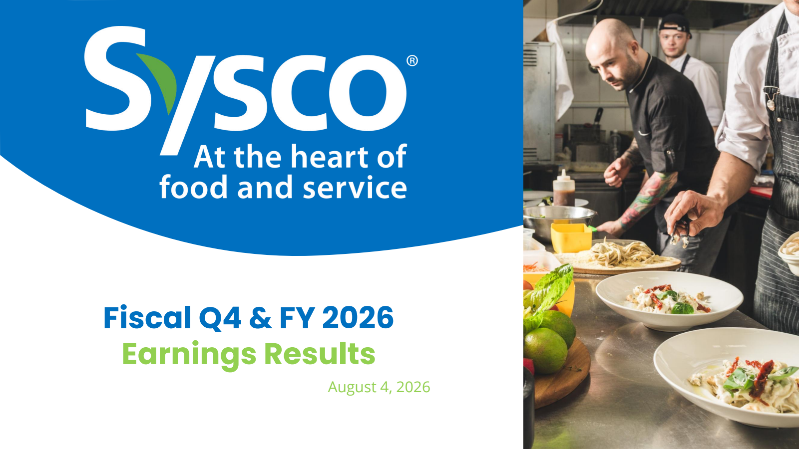 Sysco's Q4 2026 Slide Deck