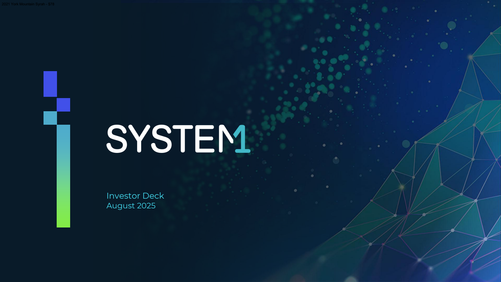 System1's Q2 2025 Slide Deck