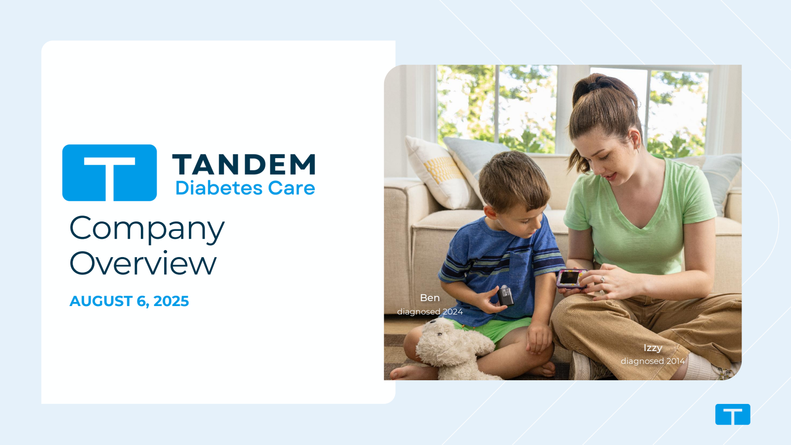 Tandem Diabetes Care's Q2 2025 Slide Deck