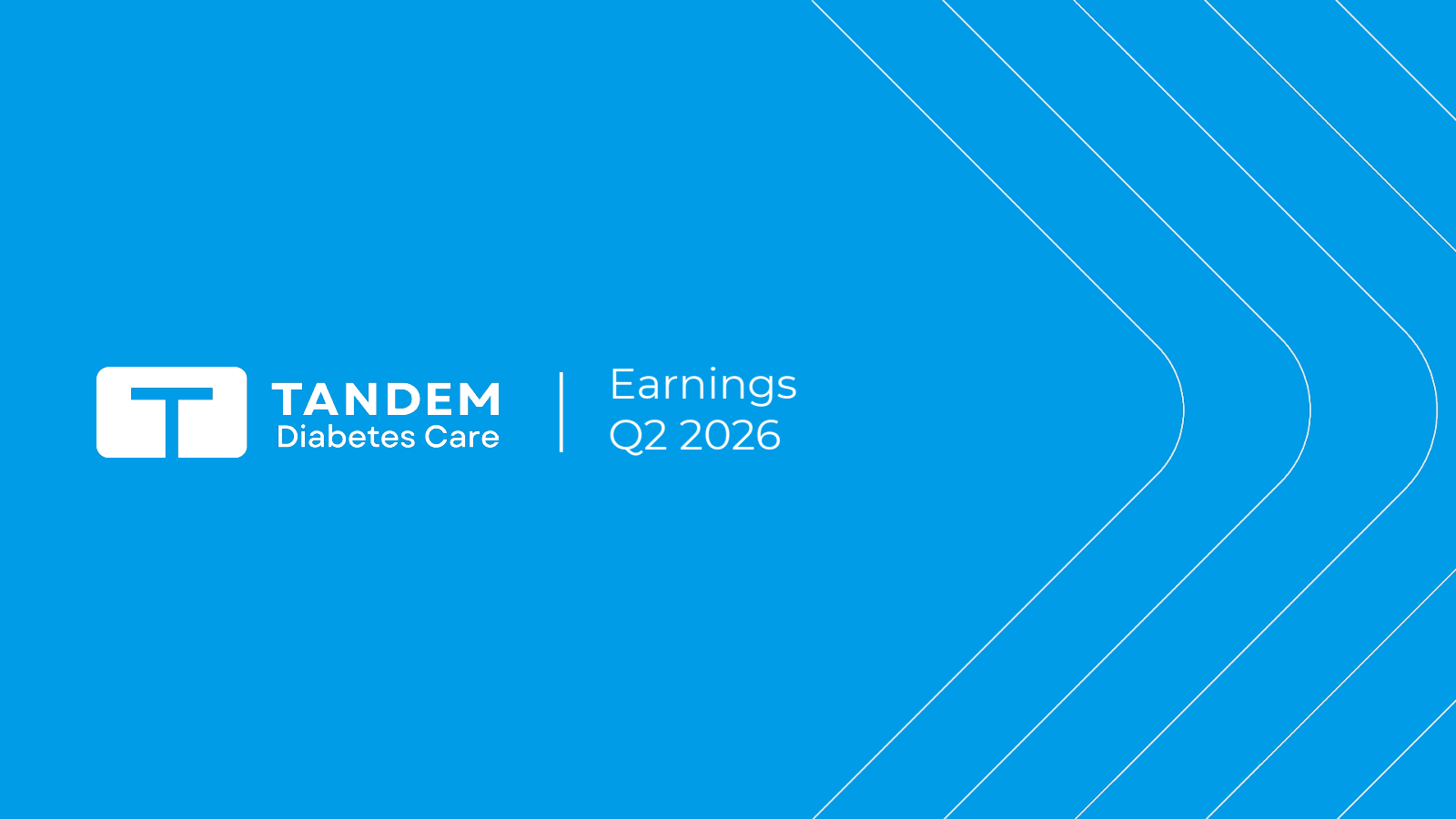 Tandem Diabetes Care's Q2 2026 Slide Deck