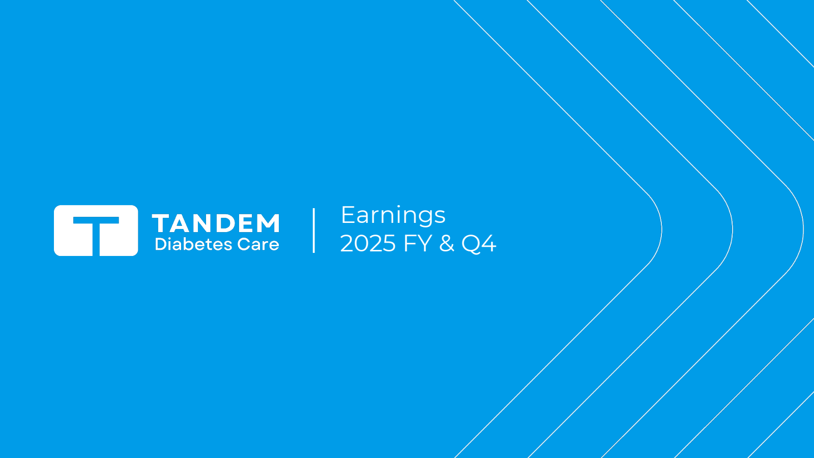 Tandem Diabetes Care's Q4 2025 Slide Deck