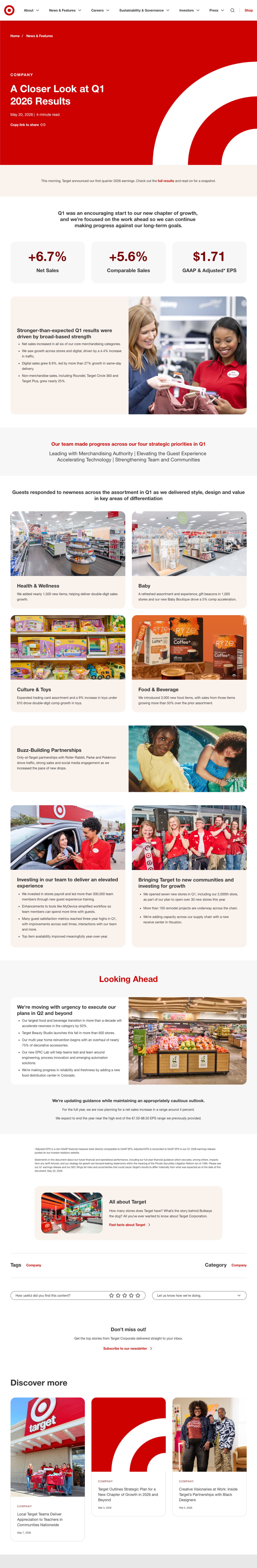 Target's Q1 2026 Slide Deck