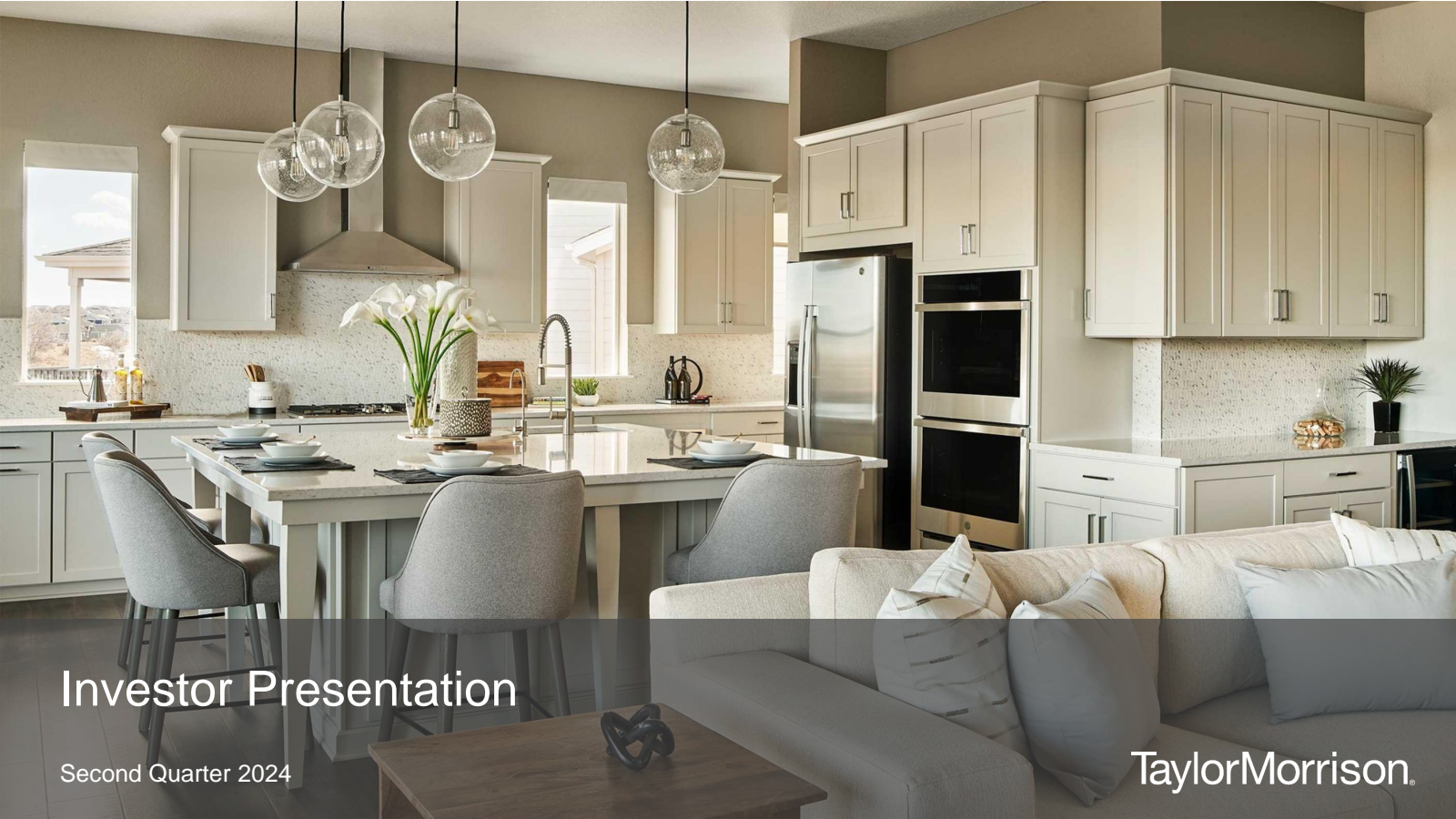 Taylor Morrison Home's Q2 2024 Slide Deck