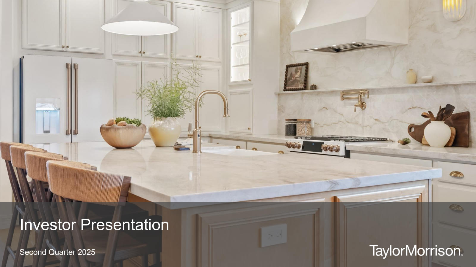 Taylor Morrison Home's Q2 2025 Slide Deck