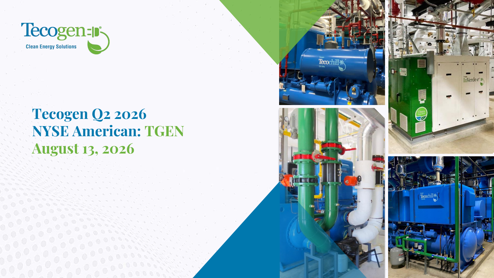 Tecogen (TGEN) Q2 2026 Earnings Results & Call Transcript