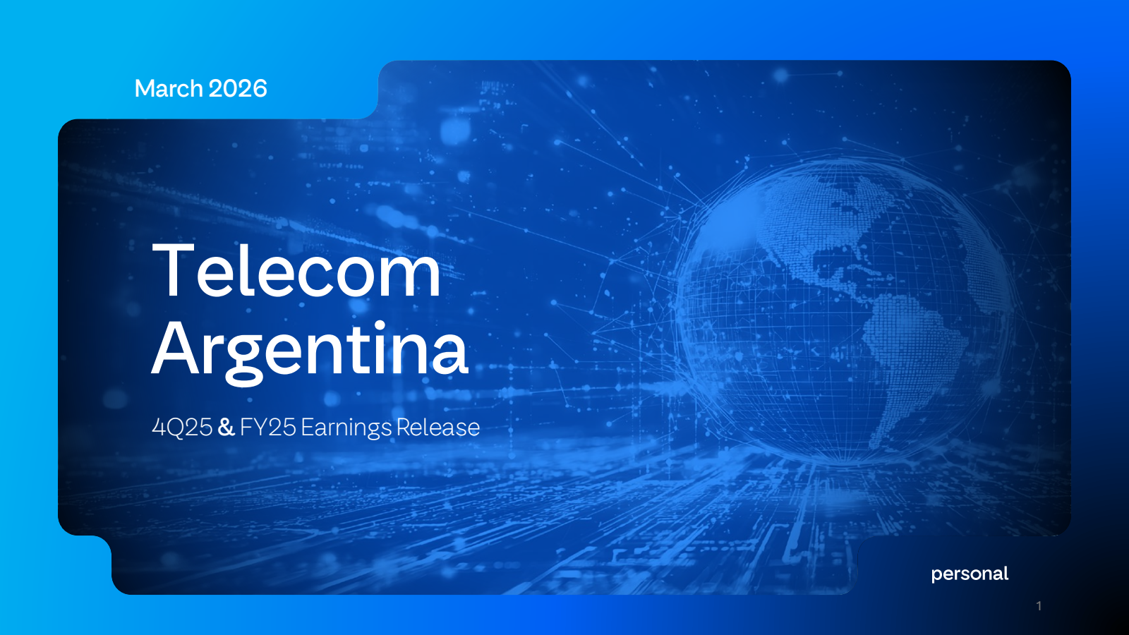 Telecom Argentina Stet - France Telecom's Q4 2025 Slide Deck