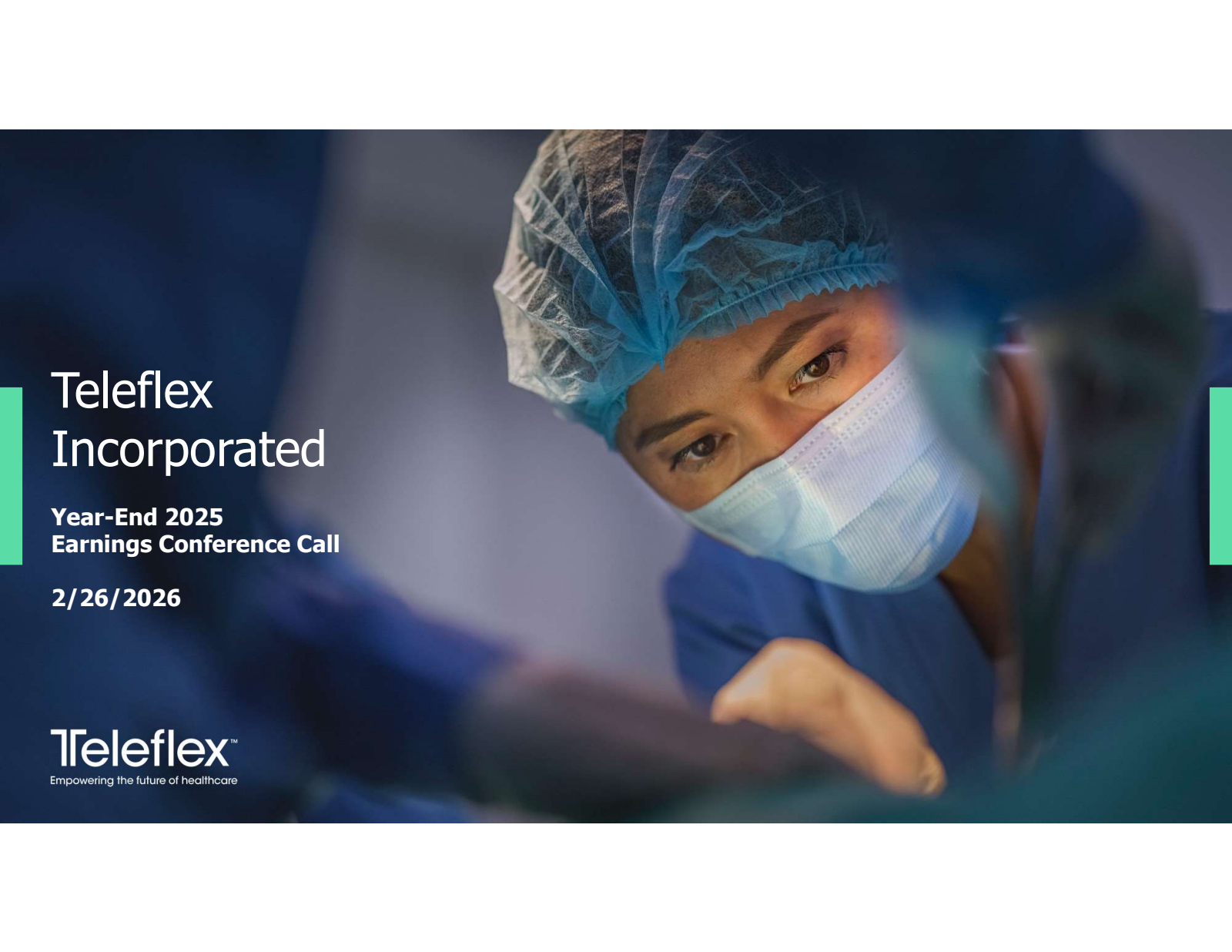 Teleflex's Q4 2025 Slide Deck