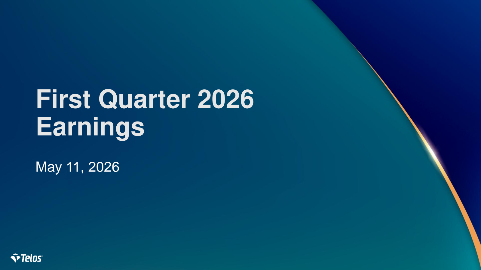 Telos' Q1 2026 Slide Deck