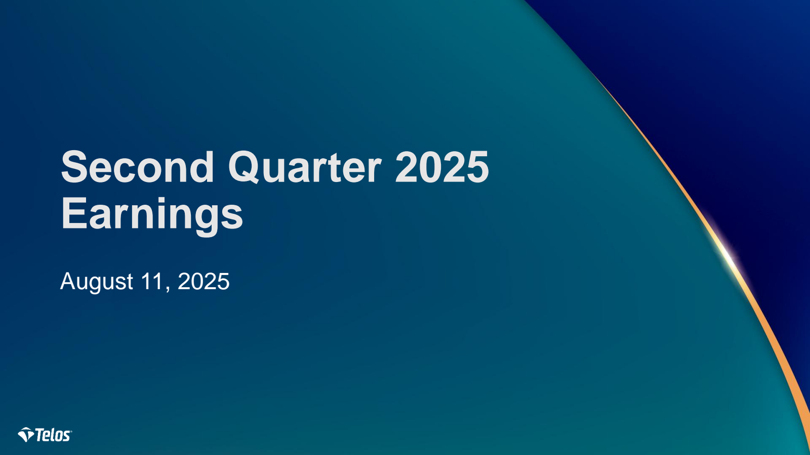 Telos' Q2 2025 Slide Deck