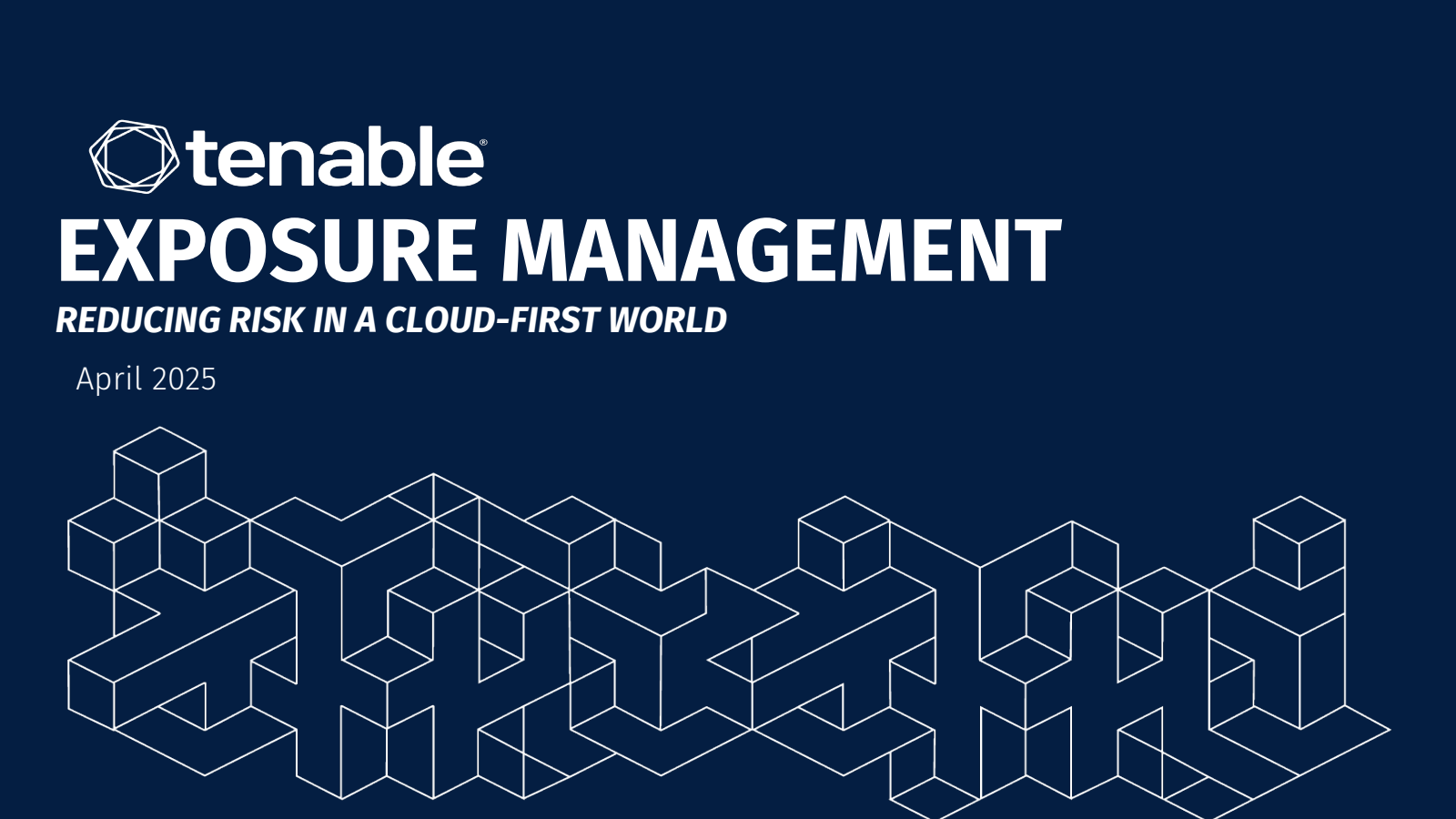 Tenable's Q1 2025 Slide Deck