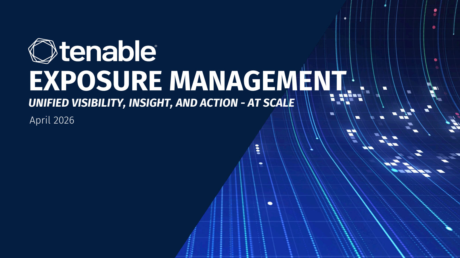 Tenable's Q1 2026 Slide Deck
