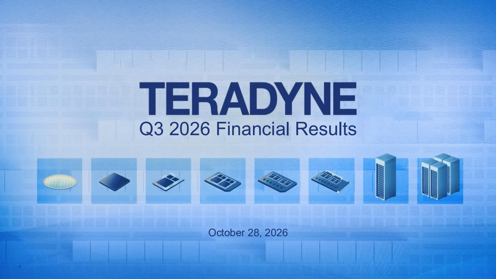 Teradyne's Q3 2026 Slide Deck