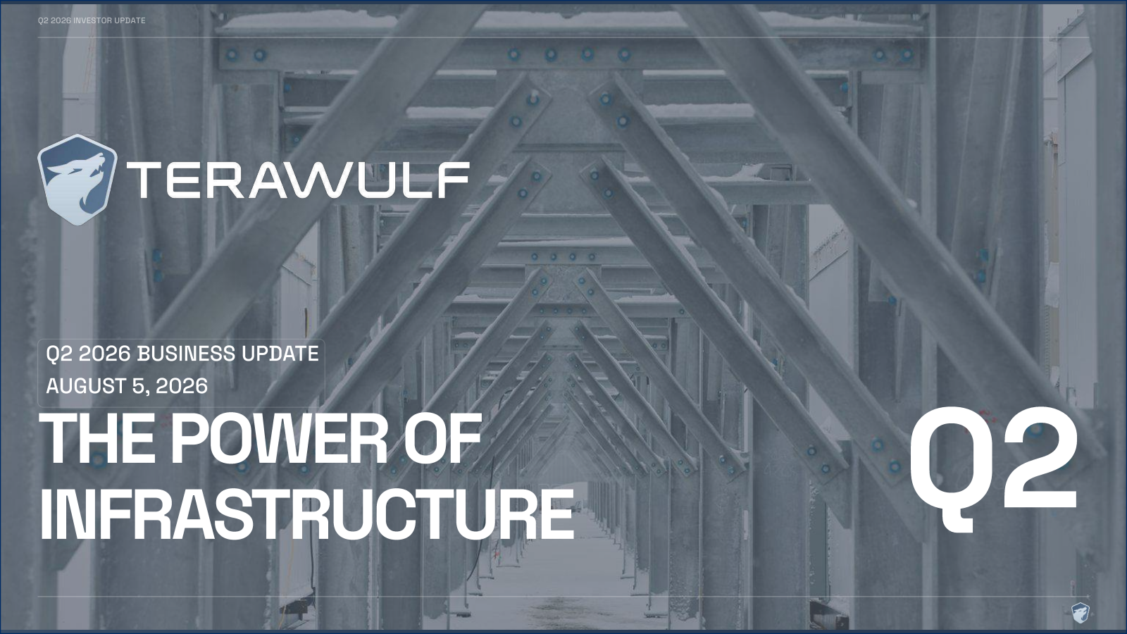 TeraWulf's Q2 2026 Slide Deck