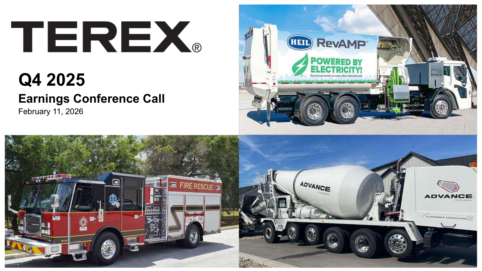 Terex's Q4 2025 Slide Deck