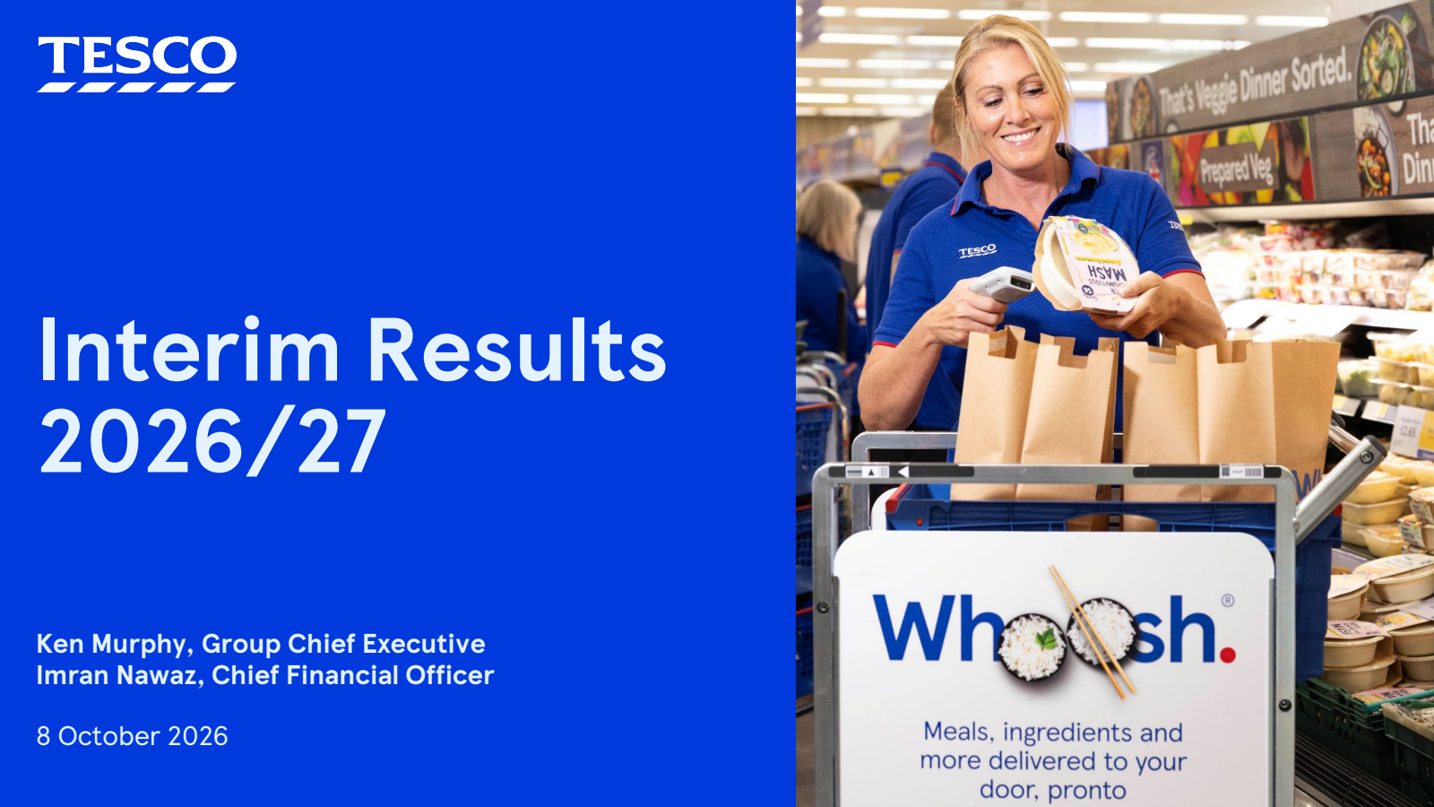 Tesco's H1 26/27 Slide Deck