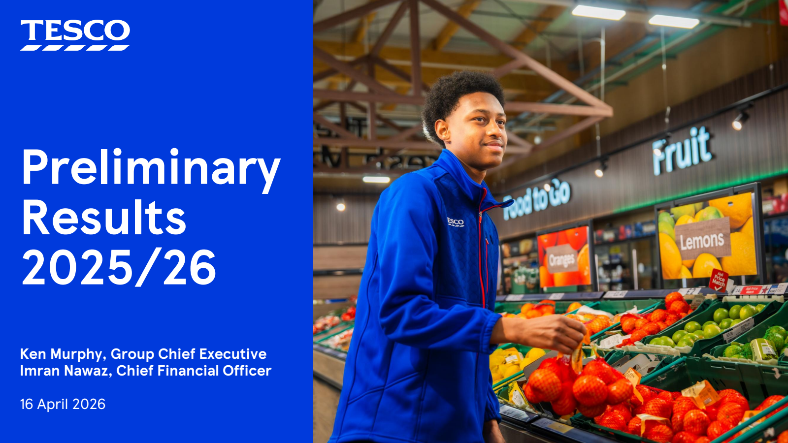Tesco's H2 25/26 Slide Deck
