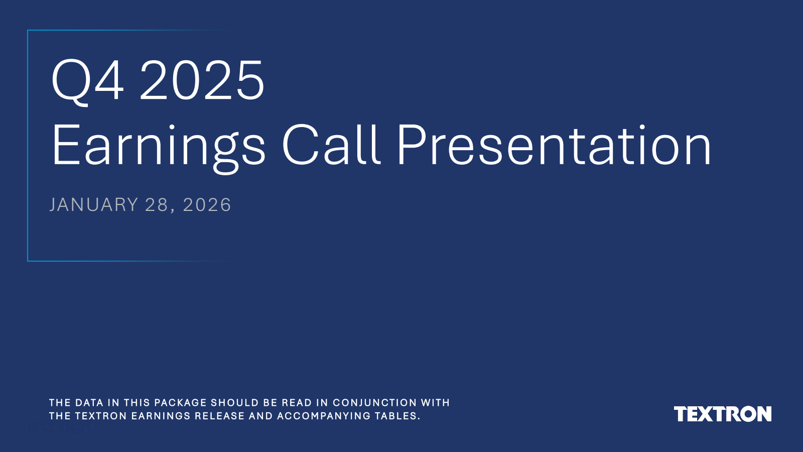 Textron (TXT) Earnings Date and Reports 2026