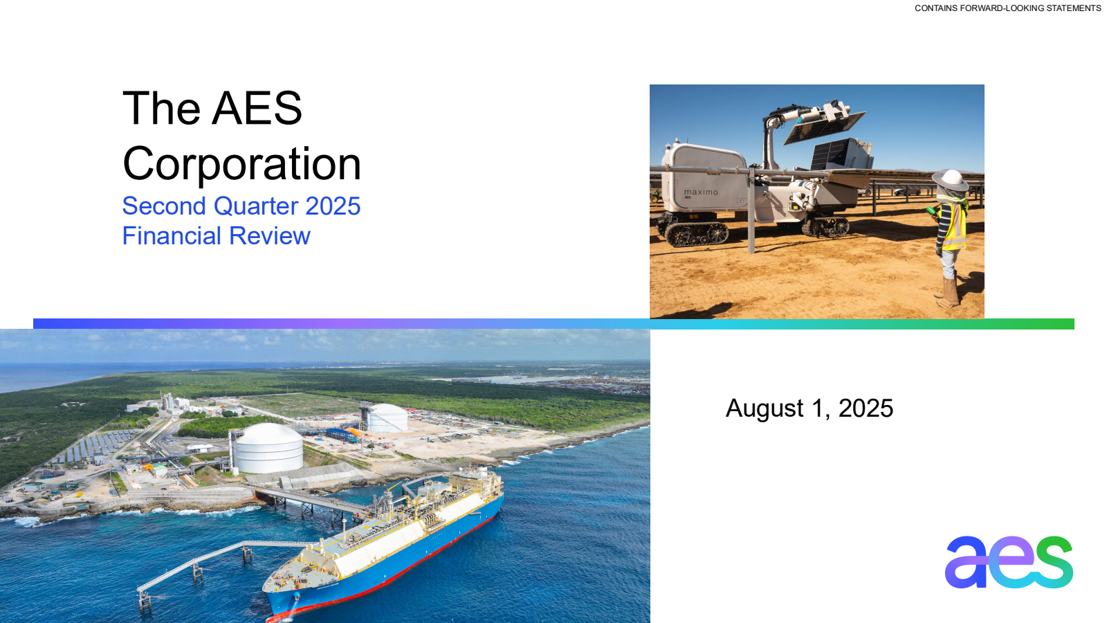 AES's Q2 2025 Slide Deck