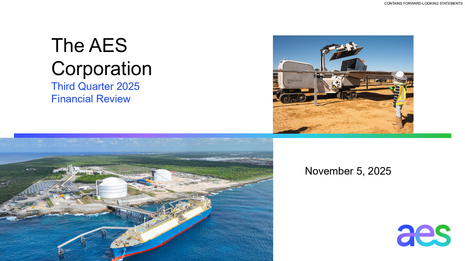 AES's Q3 2025 Slide Deck