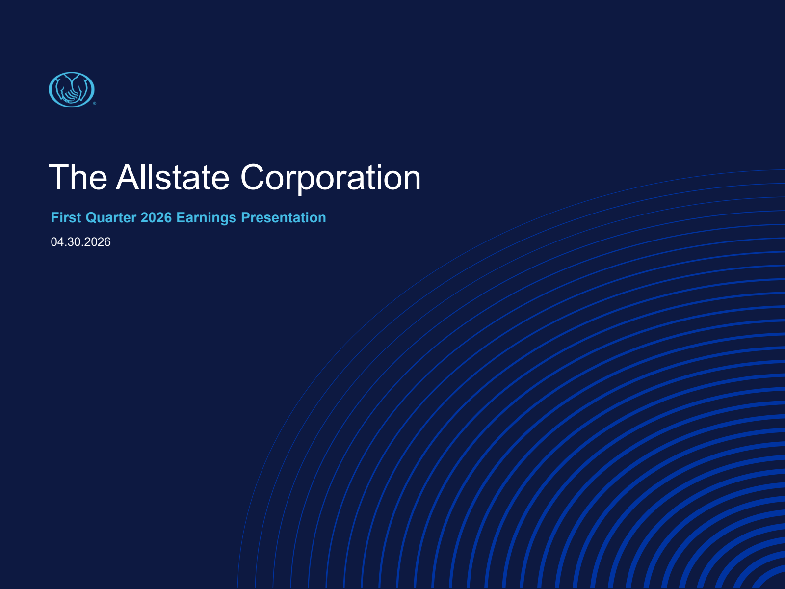 Allstate's Q1 2026 Slide Deck