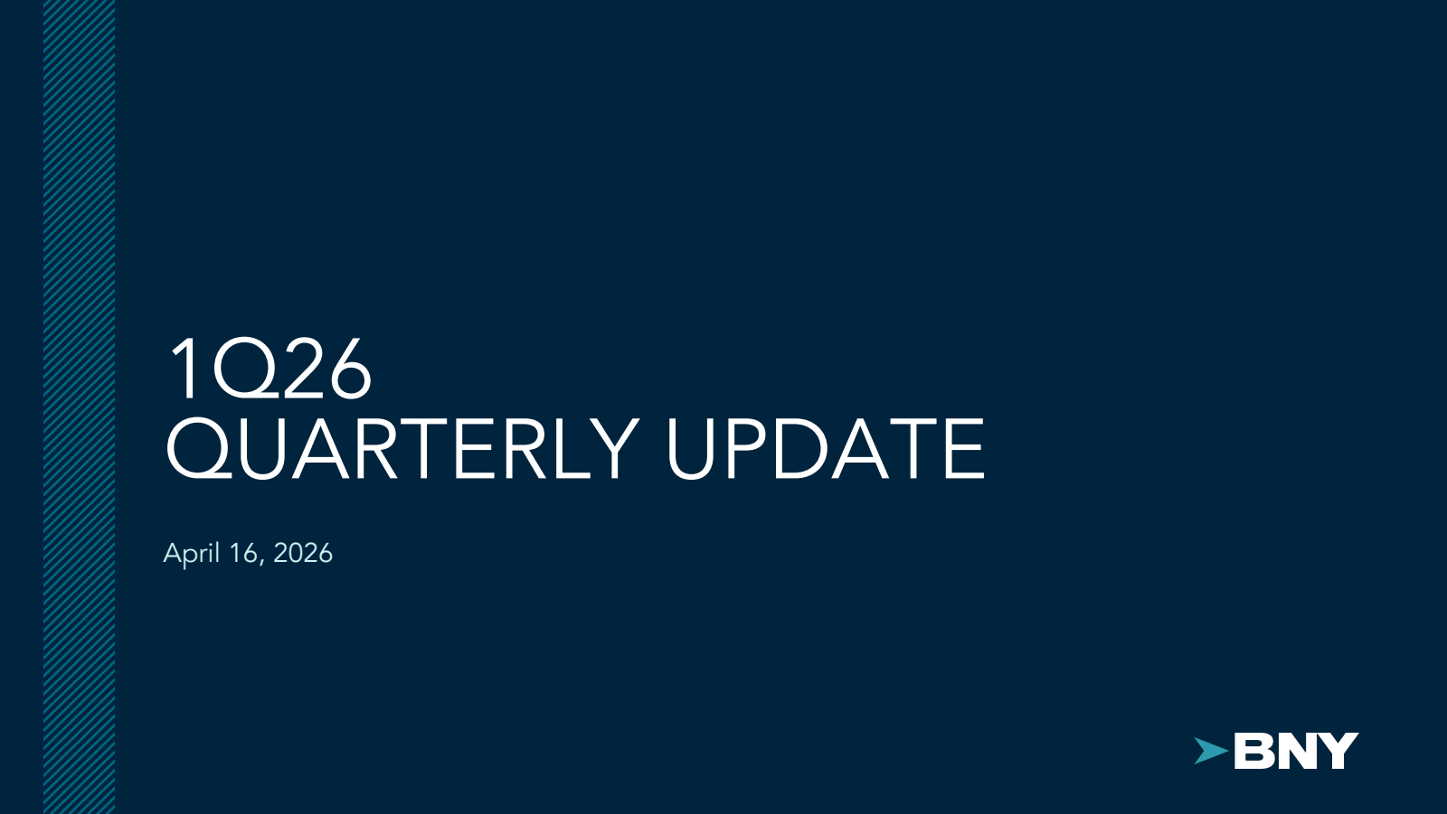 BNY's Q1 2026 Slide Deck