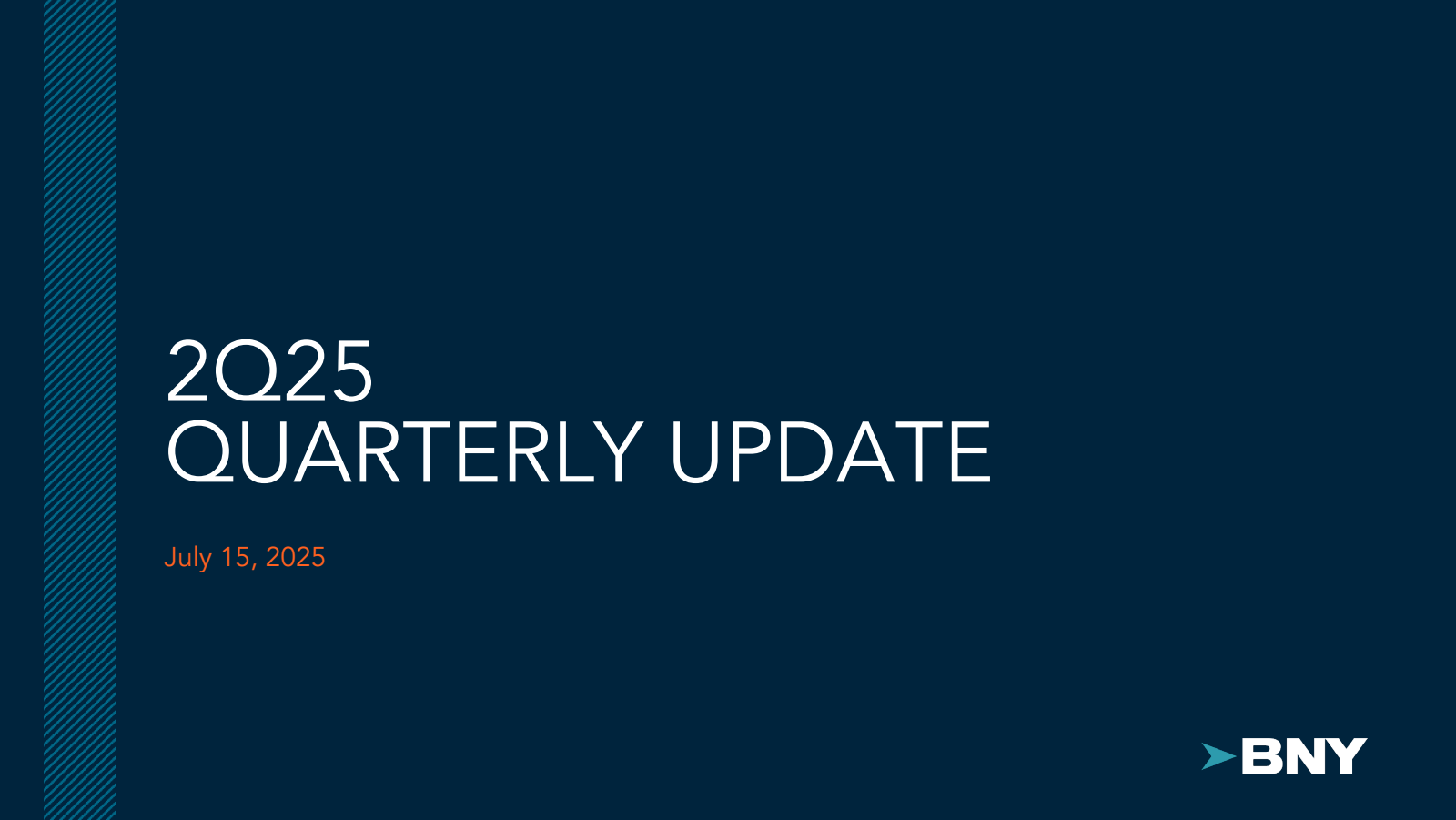 Bank of New York Mellon's Q2 2025 Slide Deck