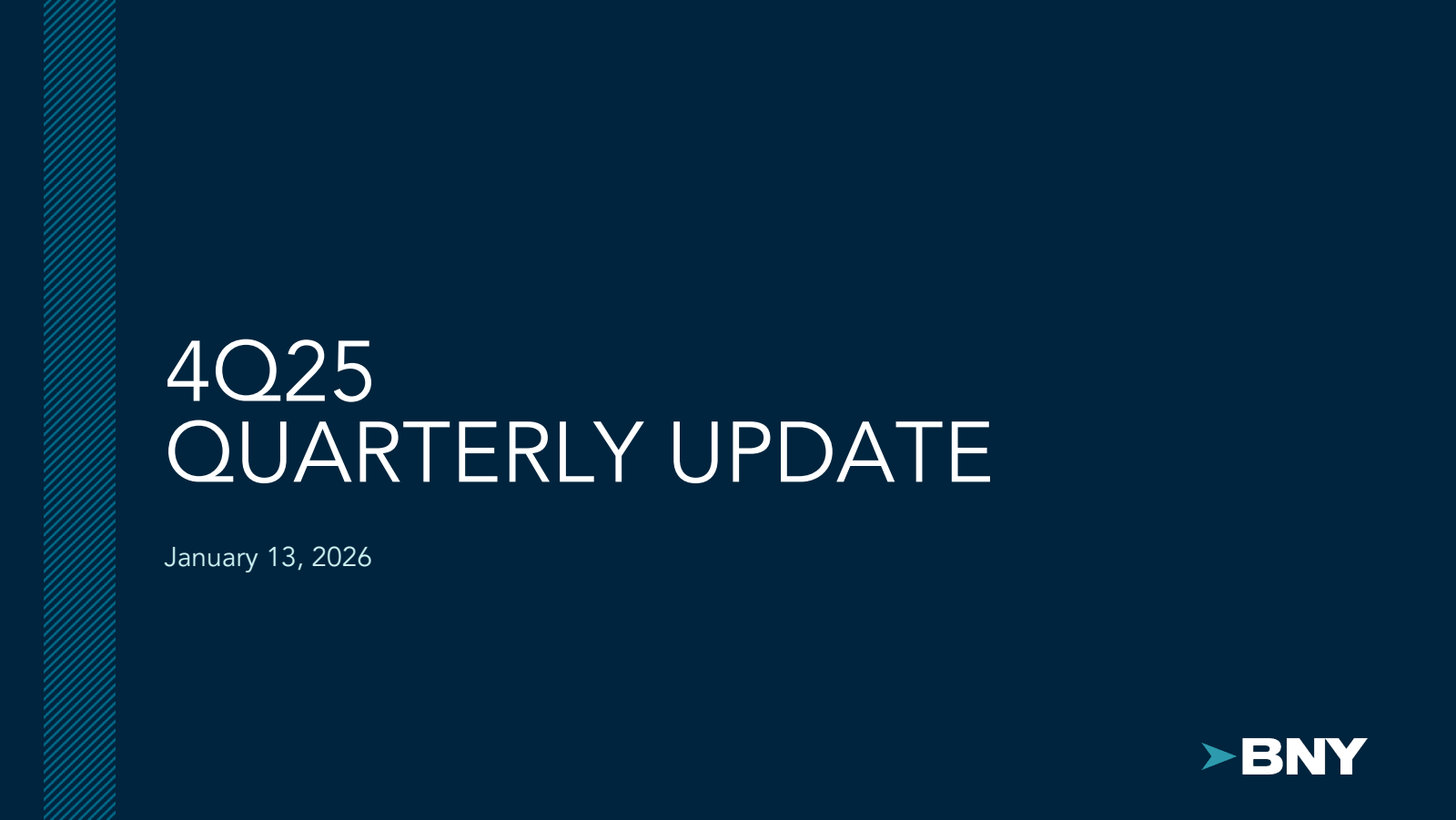 Bank of New York Mellon's Q4 2025 Slide Deck