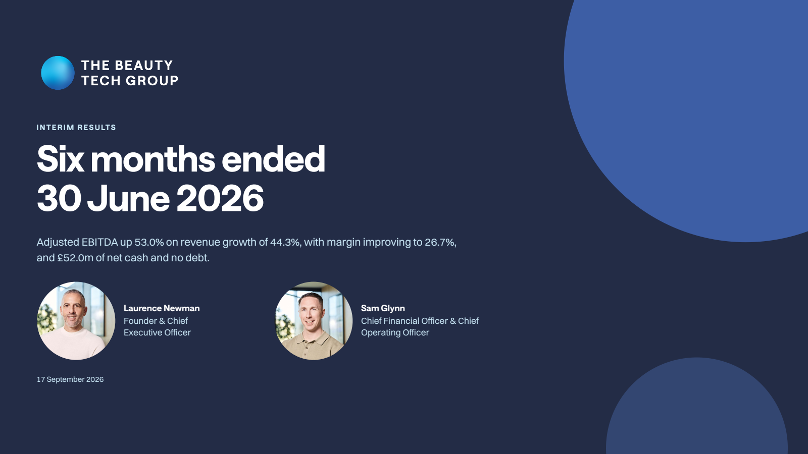 The Beauty Tech Group's H1 2026 Slide Deck