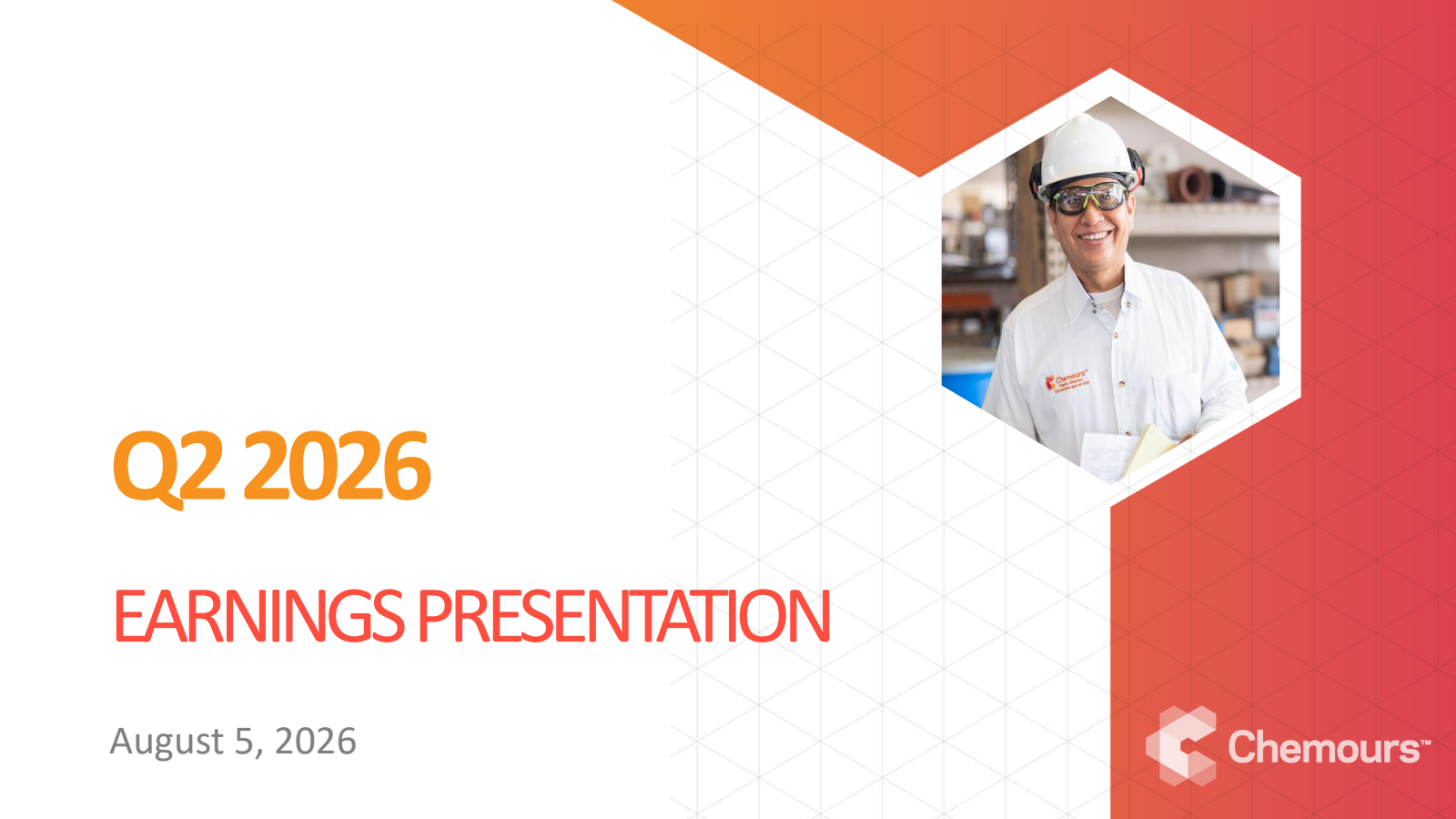 Chemours' Q2 2026 Slide Deck