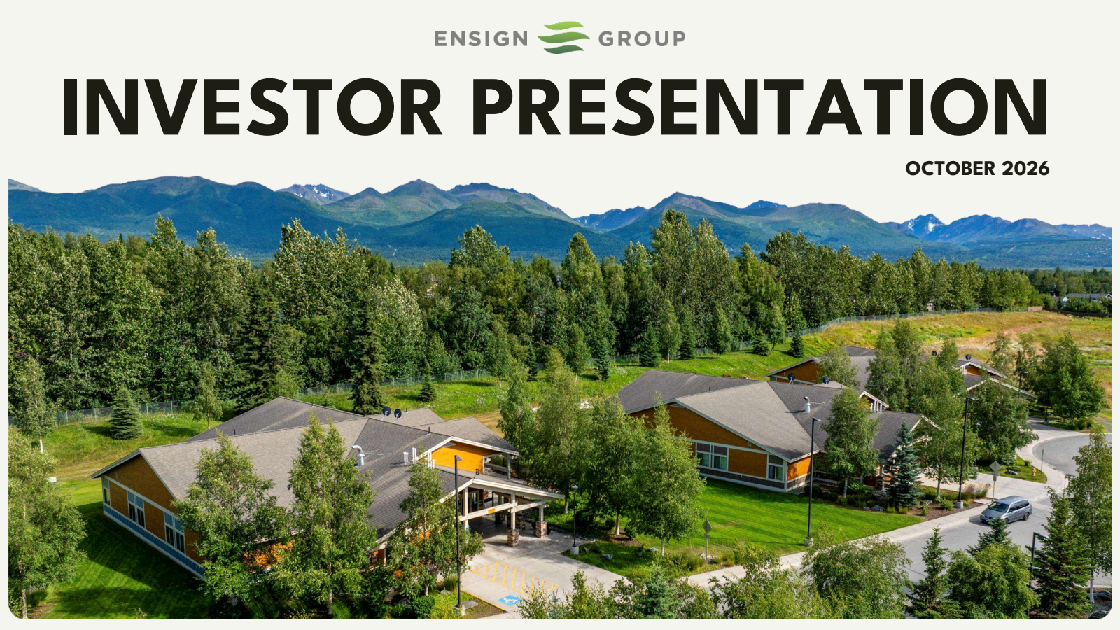 The Ensign Group's Q3 2026 Slide Deck