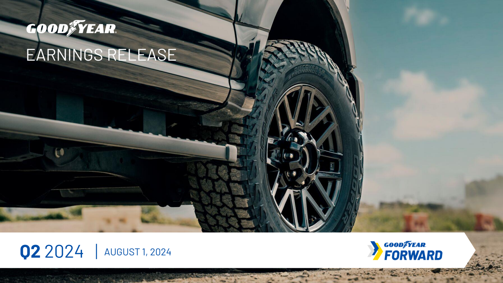 Goodyear Tire & Rubber's Q2 2024 Slide Deck