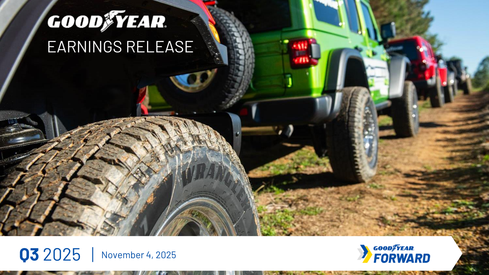 Goodyear Tire & Rubber's Q3 2025 Slide Deck