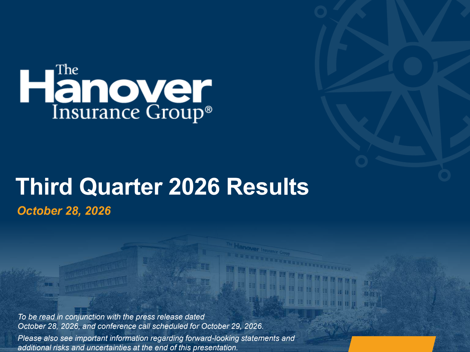 The Hanover Insurance Group's Q3 2026 Slide Deck