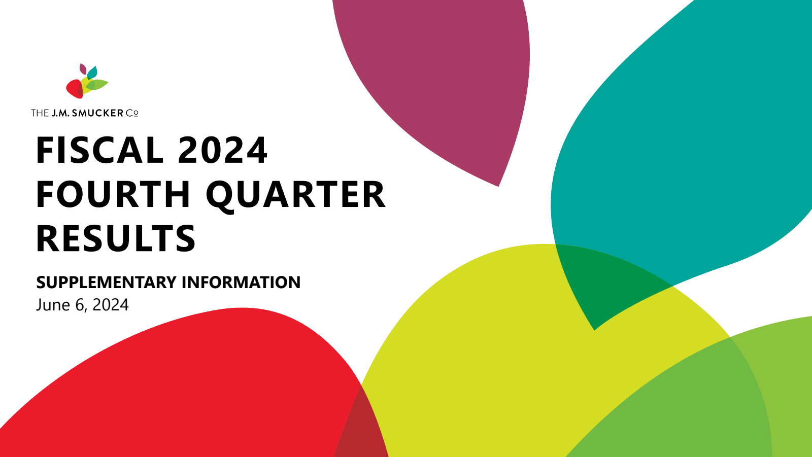 J. M. Smucker's Q4 2024 Prepared Remarks Slide Deck