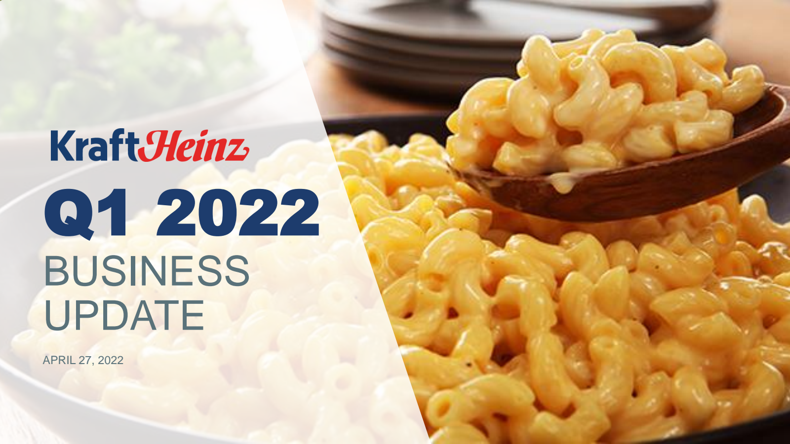 Kraft Heinz's Q1 2022 [Q&A] Slide Deck