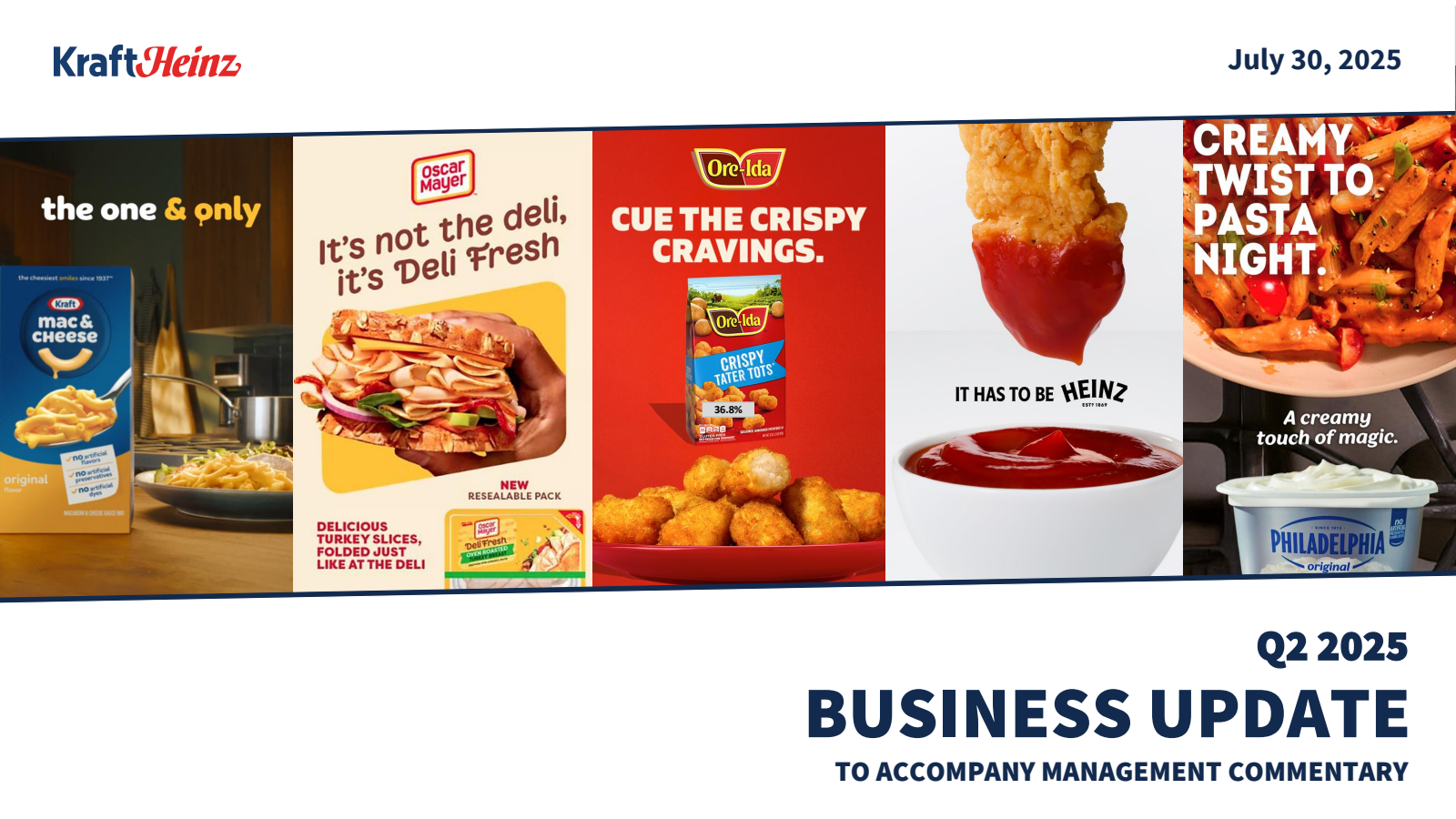 Kraft Heinz's Q2 2025 [Q&A] Slide Deck