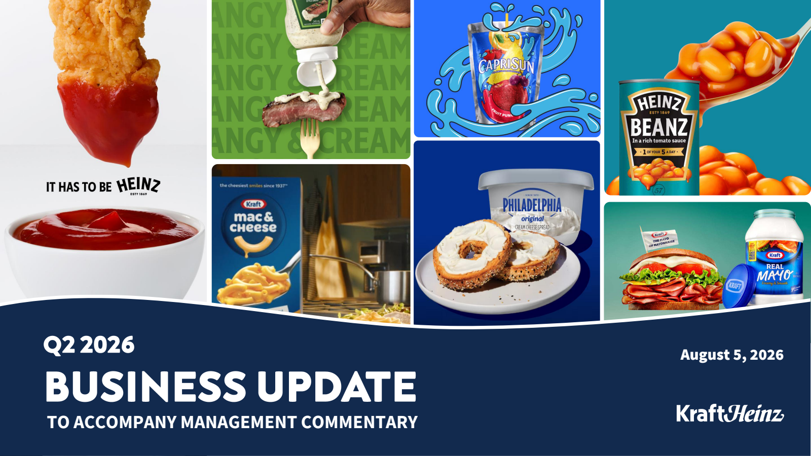 Kraft Heinz's Q2 2026 Prepared Remarks Slide Deck