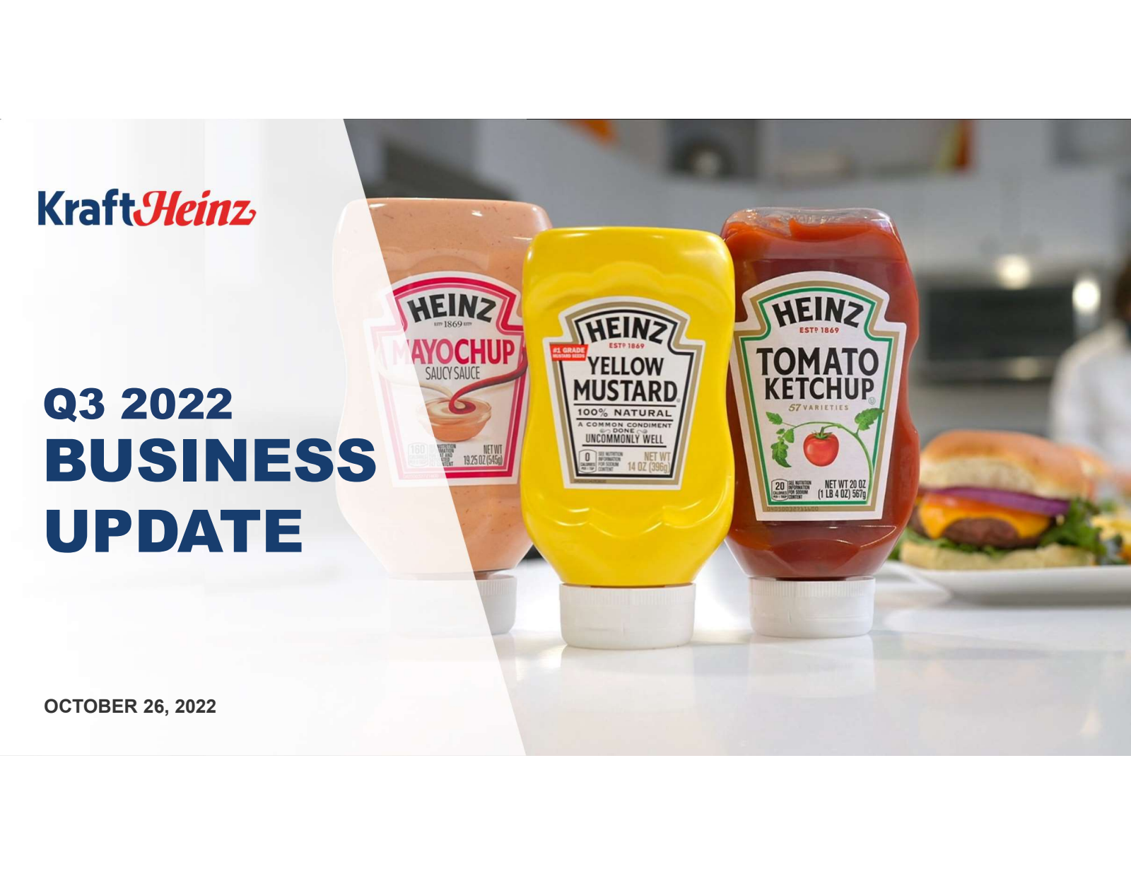 Kraft Heinz's Q3 2022 [Q&A] Slide Deck