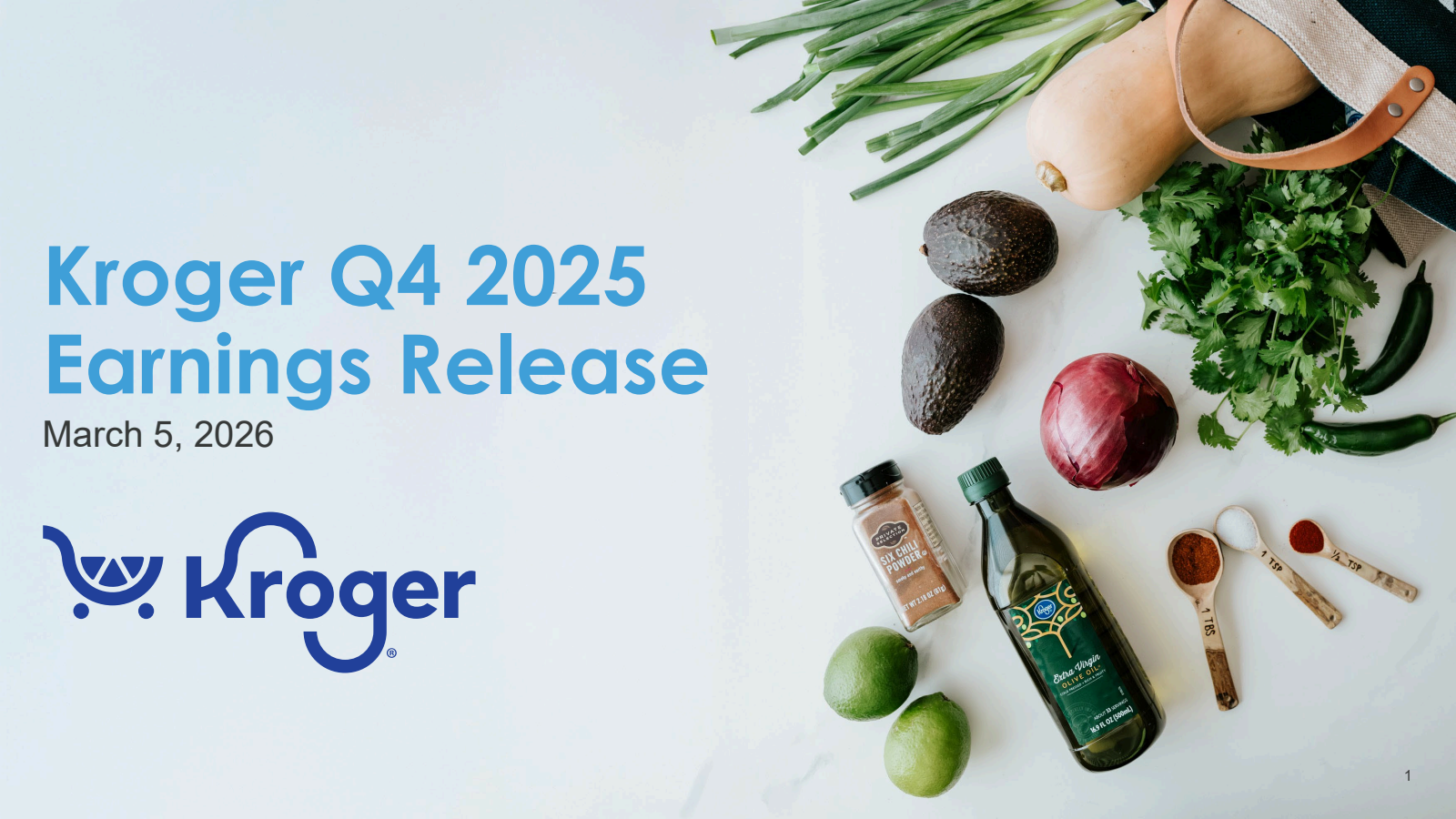 Kroger's Q4 2026 Slide Deck