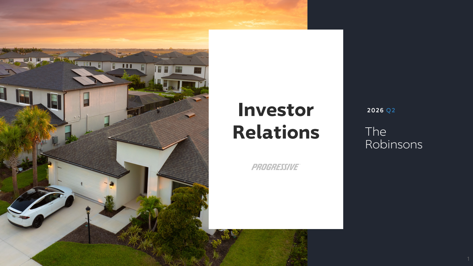 Progressive's Q2 2026 Slide Deck