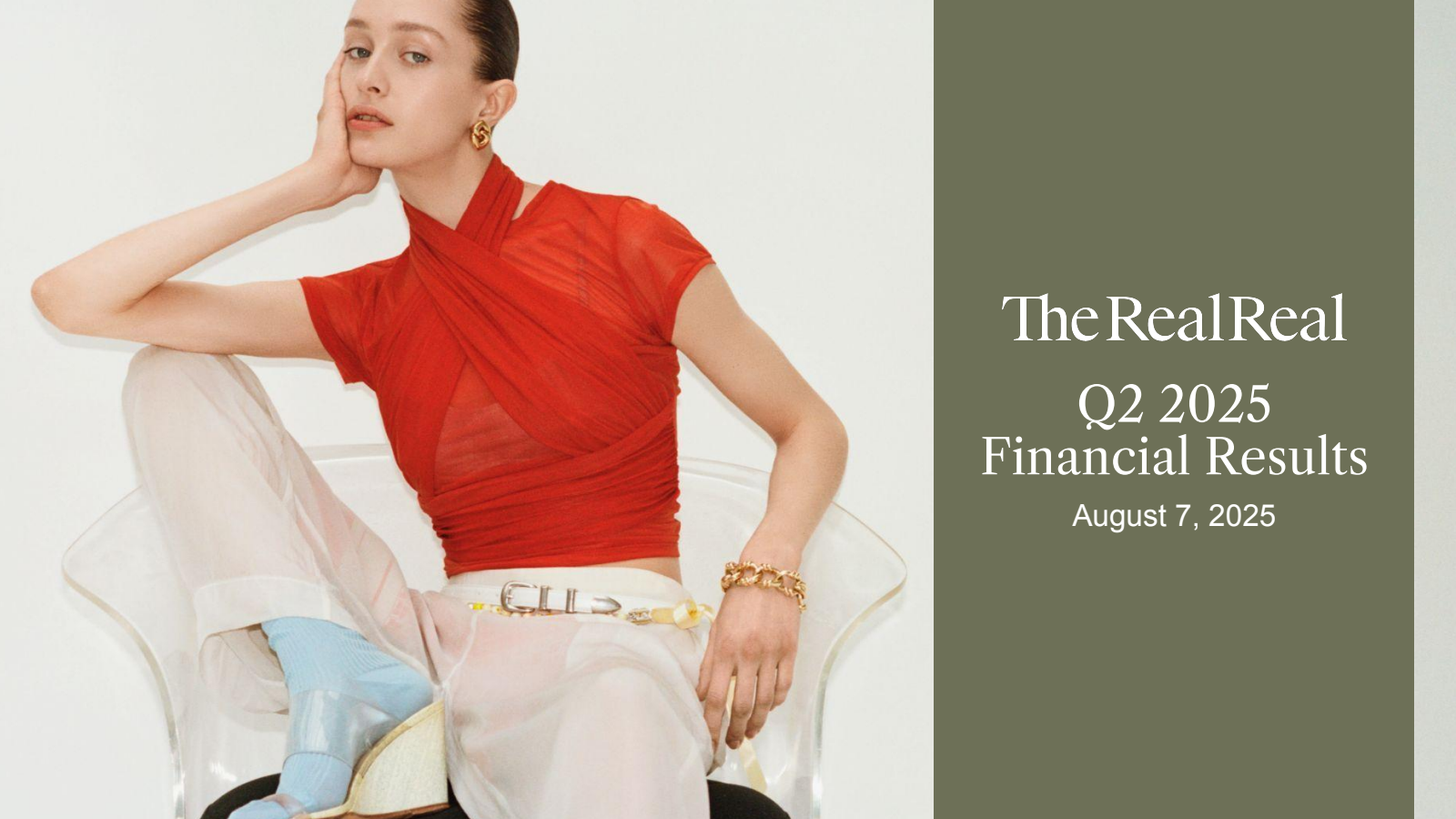 RealReal's Q2 2025 Slide Deck