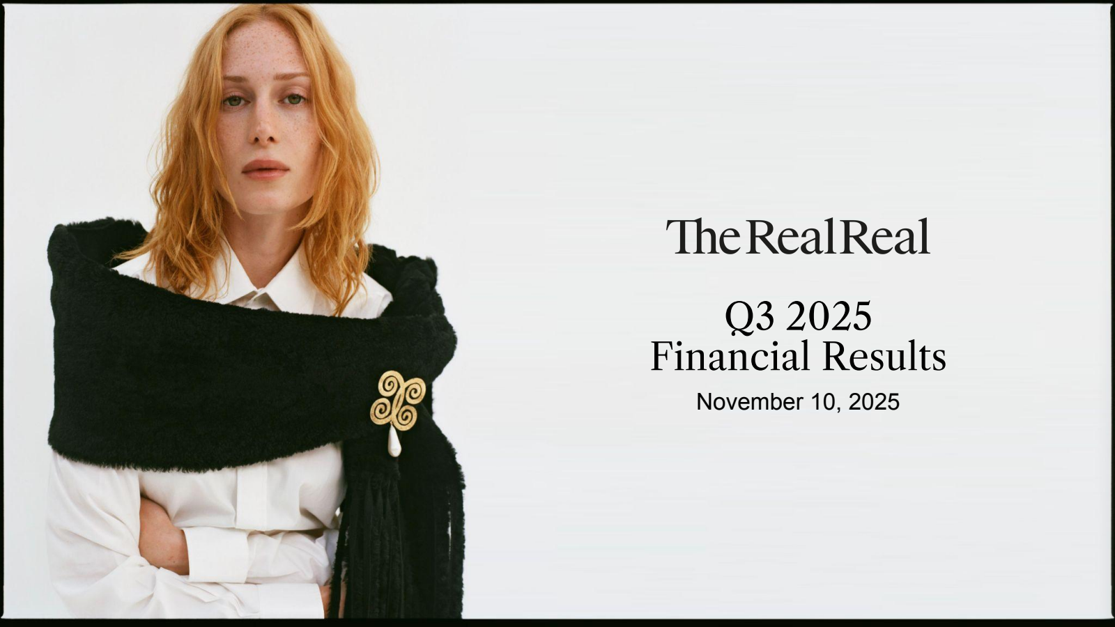 RealReal's Q3 2025 Slide Deck