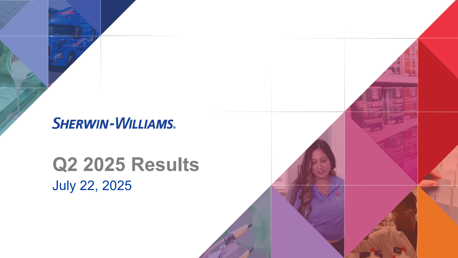 Sherwin-Williams' Q2 2025 Slide Deck