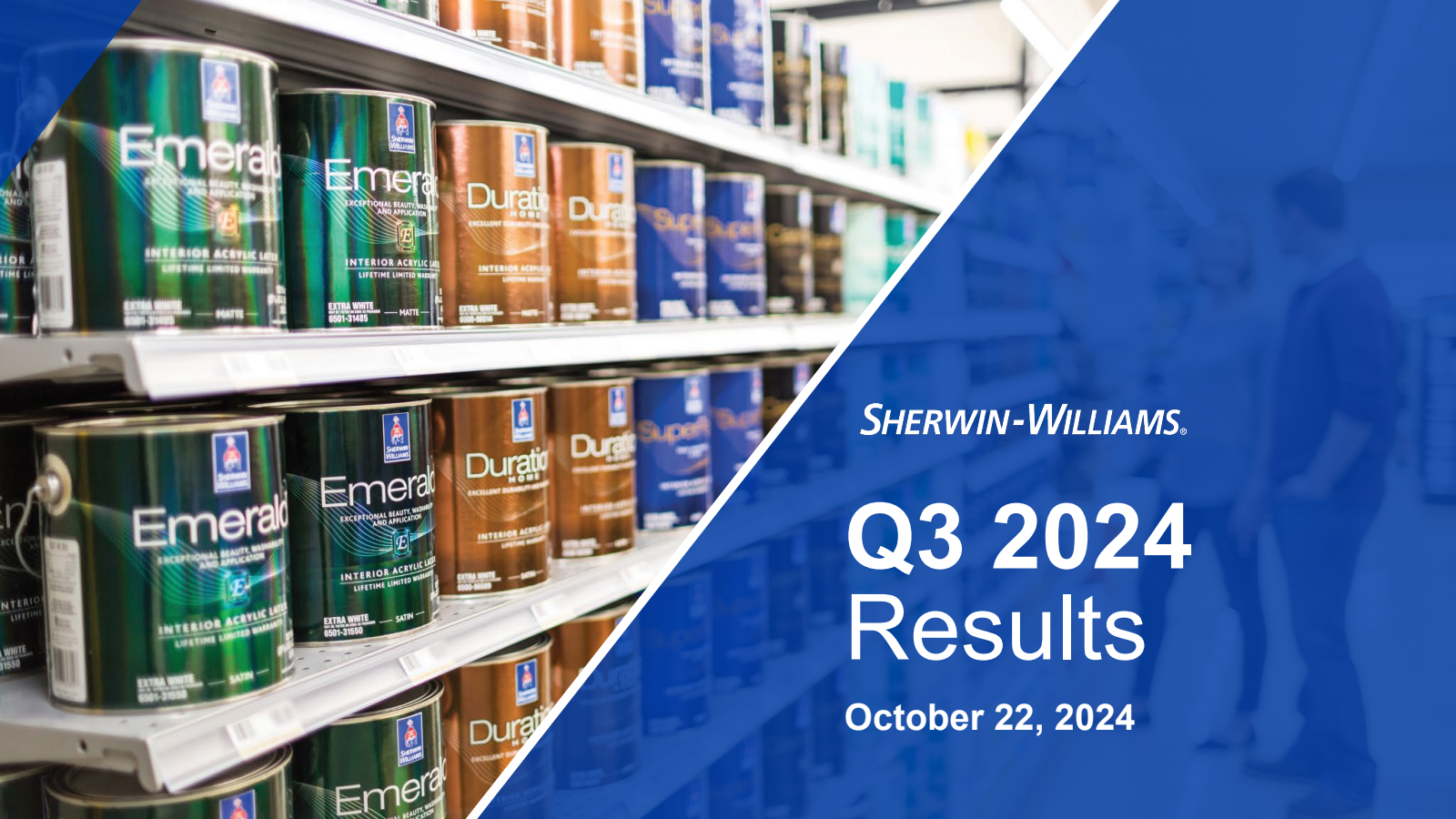 Sherwin Call SHW Q3 2024 Earnings Report on 10/22/2024