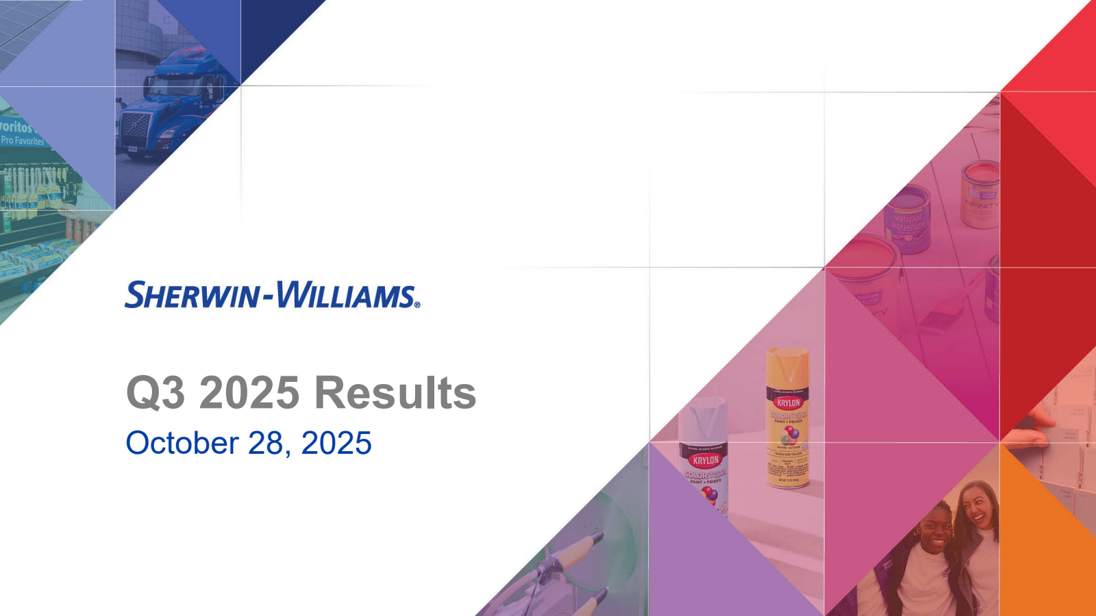 Sherwin-Williams' Q3 2025 Slide Deck