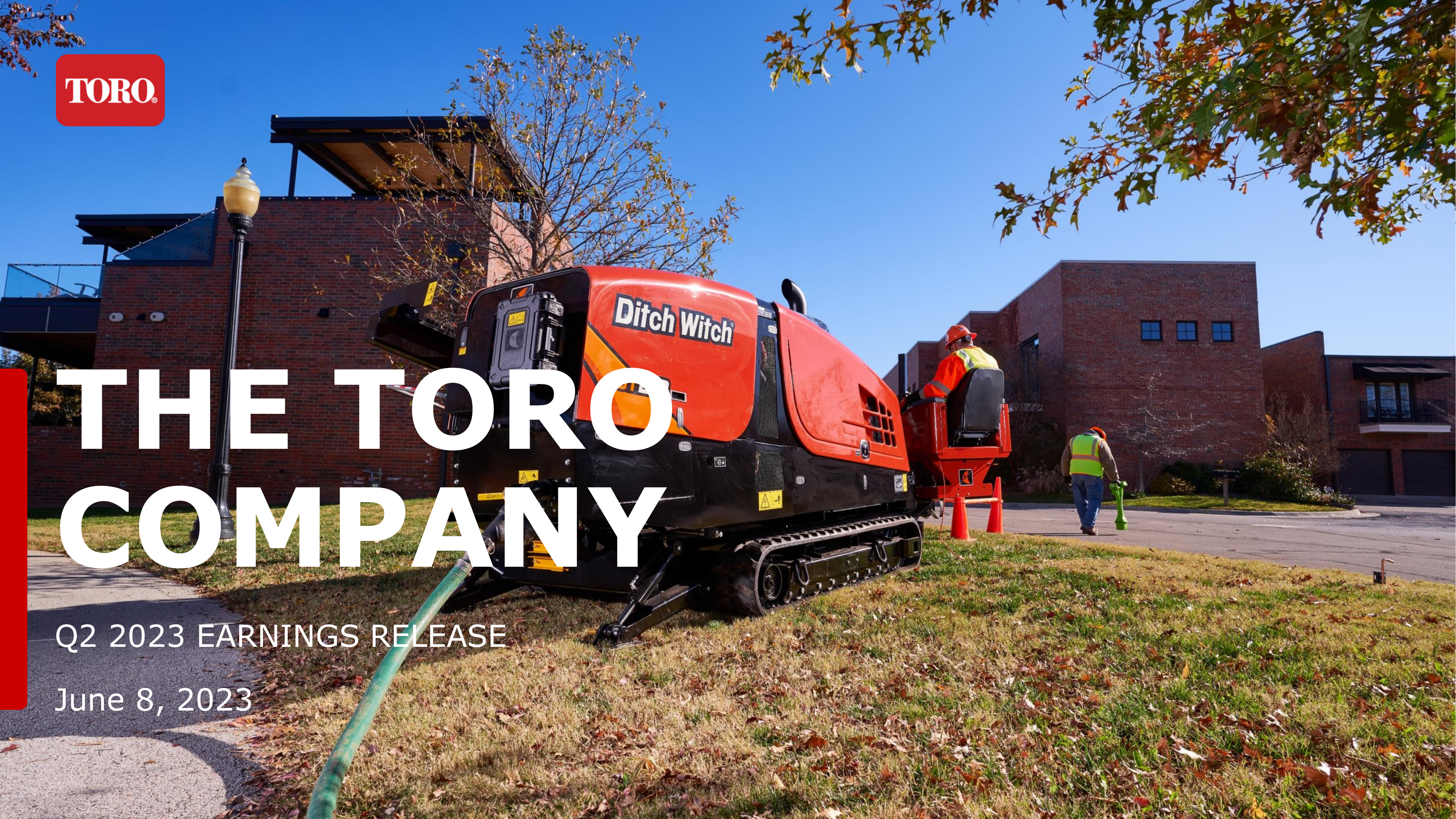 Toro's Q2 2023 Slide Deck